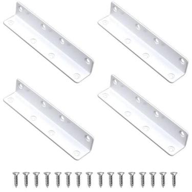 Imagem de Suportes de canto MINGFANITY Superior em aço inoxidável 14 cm x 2,5 cm