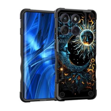 Imagem de EFGWSDER Capa para Moto Edge 2025, [camada dupla][proteção contra quedas de grau militar de 3,5 metros] Capa resistente à prova de choque para Motorola Moto Edge 2025 de 6,7 polegadas, estética do sol