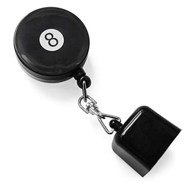 Imagem de Clipes de giz para taco Retrátil porta-giz sinuca bilhar e pool Case com cordão clip integrado uso prático