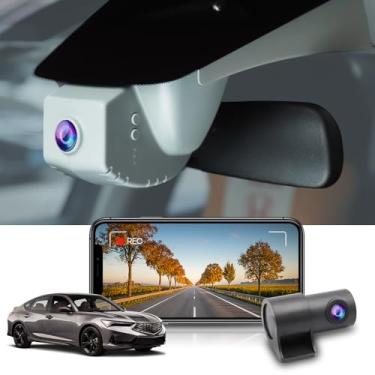 Imagem de Fitcamx Frente 2160P+Traseiro 1080P Dash Cam Adequada para Acura Integra 2023-2026 e Type S (Preta Capa), OEM Fábrica Estilo, 2 Canais HD Vídeo, WiFi & APP, Loop Gravação, G-Sensor, 128GB Cartão