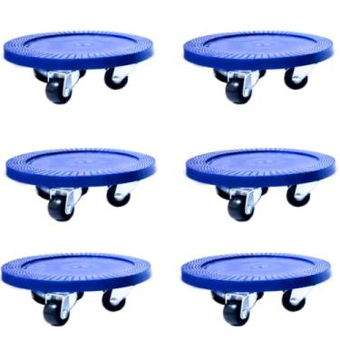 Imagem de Carrinhos Com Rodízios 6 Un Movimentação de móveis pesados - Capacidade 200 Kg