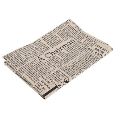 Imagem de Generic Tapetes de Mesa de Jornal Inglês Vintage para Mesa de Jantar, Pano de Guardanapo de Linho de Algodão, Adequados para Sala de Jantar e Cafeteria, 28 X 19,7 pol., 1 Pano de Guardanapo