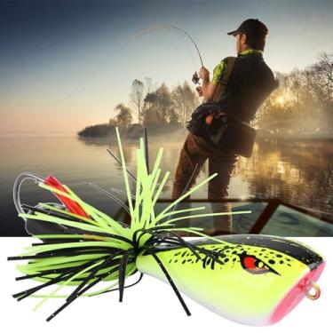 Imagem de SPYMINNPOO Isca Macia de Sapo Cabeça de Cobra Artificial Com Gancho Farpado para Isca de Pesca Com Postura de Natação Realista, Adequada para Pesca Em água Doce e Marítima (006#)