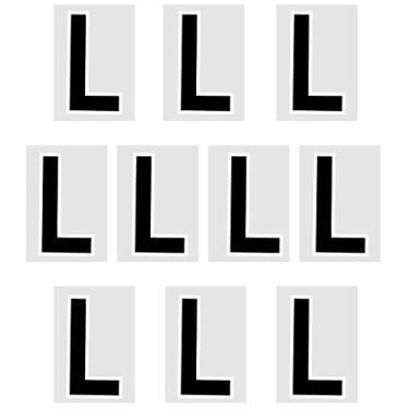 Imagem de Letras de transferência de calor para uniformes de equipe, camiseta esportiva, futebol, basquete, beisebol, pacote com 10 unidades