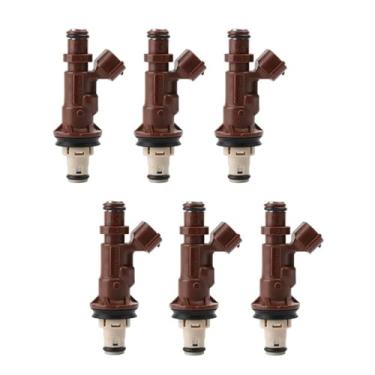 Imagem de Conjunto de 6 peças de ferramentas para bicos injetores de combustível para Toyota Tacoma, Tundra e 4Runner 3.4L V6 (códigos: 2325062040, FJ585, 1580561).