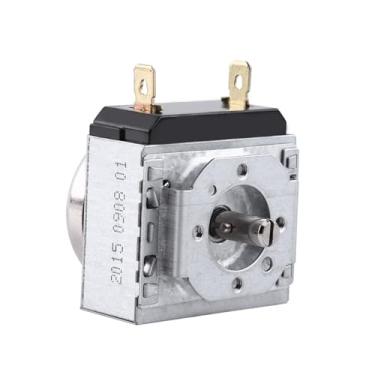 Imagem de Cosiki Interruptor Temporizador de Forno de Metal Resistente a Altas Temperaturas de 60 Minutos para Fogão Elétrico de Micro-ondas 1-3000W, AC120V/AC250V, 2x1,77", 15A para Uso na Cozinha