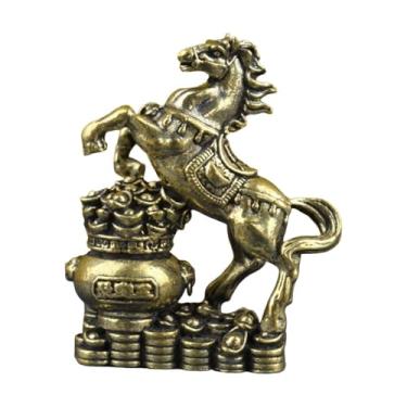 Imagem de BLWOTMOR Estátua de Cavalo em Bronze para Decoração Do Ano Chinês de 2026, Ideal para a Sala de Estar, Style B