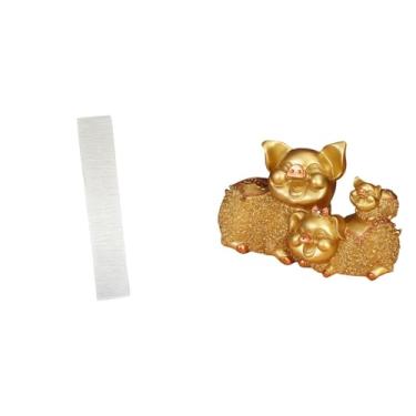 Imagem de Whtkoph Abajur Moderno Colecionável em Forma de Figura de Animal, Escultura em Resina para Sala de Estar, Estante de Livros, Prateleira de Entrada, Luminária.