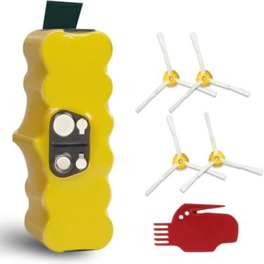 Imagem de BATTOOL Bateria Ni-Mh 5,0Ah 14,4V compatível com substituição de bateria iRobot Roomba R3 500 600 700 800 900 Series 510 530 535 540 550 552 560 570 580 595 620 650 655 6 60 675 690 760 770 780 790