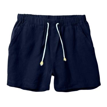 Imagem de Bermuda Masculina em Linho com Cordão Leve Short Versátil para o Verão-Masculino