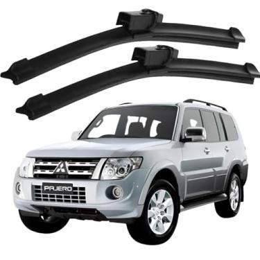 Imagem de TIGER AUTO - PAR PALHETA PARABRISA DIANTEIRO/TRASEIRO EM SILICONE COMPATIVEL COM PAJERO SPORT 2008>2012