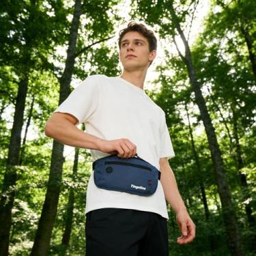 Imagem de Pochete de cinto de corrida fino para homens e mulheres, suporte de telefone de corrida, bolsa de cintura para treino, cinto de dinheiro, acessórios de corrida para todos os telefones, azul escuro