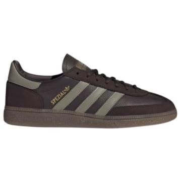 Imagem de adidas Originals Tênis de skate masculino Handball Spezial, Aurora Coffee/Pebble, 43