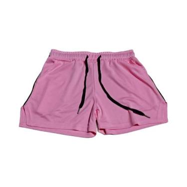 Imagem de Bermuda Esportiva Masculina plus Size Em Malha Respirável, Tendência D