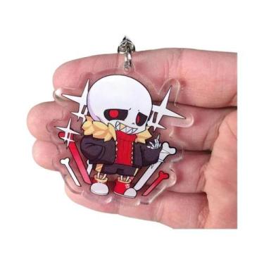 Imagem de Jogo UNDERTALE Frisk Sans Flowey Toriel Trajes Cosplay Anime Chaveiro 