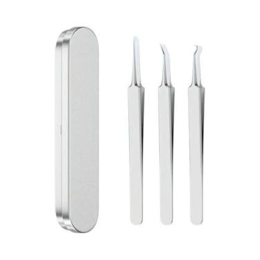 Imagem de Conjunto De Ferramentas De Limpeza Facial Em Aço Inoxidável 15 Peças E