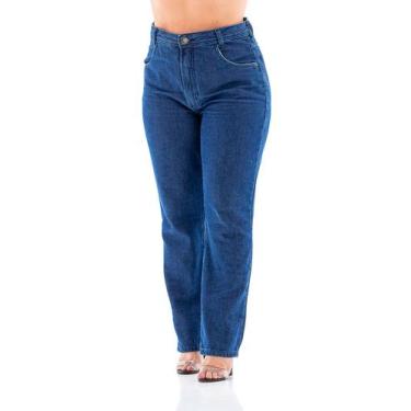 Imagem de Calça Jeans Arauto Feminina Mom Thor, Azul, 46
