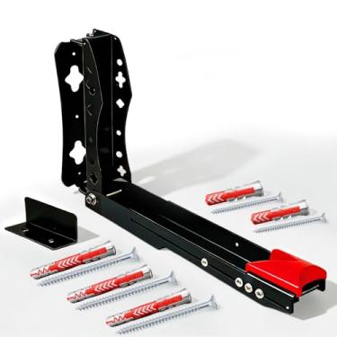 Imagem de youkzuan Suporte de parede para bicicletas, ganchos para garagem, suporte vertical de bicicleta que economiza espaço, comporta até 35 kg, armazenamento de gancho de parede de bicicleta, sem