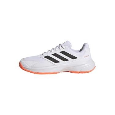 Imagem de adidas Courtjam Control 3 Tênis masculino, Branco/preto, 42