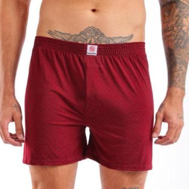 Imagem de Cueca Samba Canção Shorts Algodão Pijama De Dormir Conforto Premium Pr