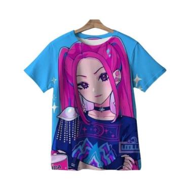 Imagem de Camiseta KPop Demon Hunters Para Meninas, Camiseta Casual Engraçada Pa