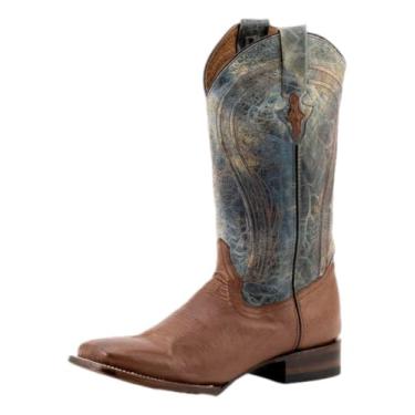 Imagem de Ferrini Botas masculinas de couro de avestruz Kango, Kango, 13