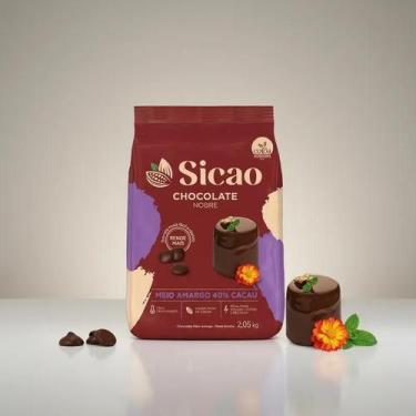 Imagem de CHOCOLATE SICAO GOLD GOTAS 2,05kg MEIO AMARGO 40 CACAU NOBRE
