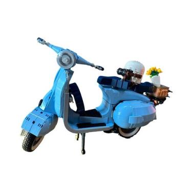 Imagem de Blocos De Montar De Motocicleta Clássica Retrô 10298 1011 Peças Kit Mo