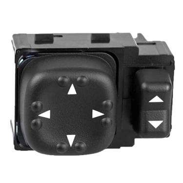 Imagem de Interruptor do espelho retrovisor para GMC Sierra 1500 2500 3500 e Yukon XL 2000-2002, lado esquerdo do motorista, interruptor de controle do espelho elétrico 15045085 19259975