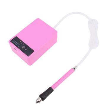 Imagem de Sunydog Kit de Ferramentas de Caneta Diamante, Bomba Vácuo Com Durável para Criar Pinturas Diamante Silenciosamente para Entusiastas DIY (Rosa com bateria)