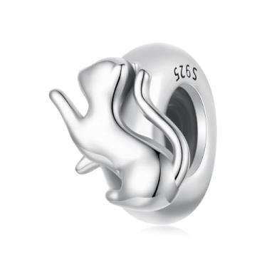 Imagem de GemKing SCC3194 Pingente de contas espaçadoras de silicone para gatos