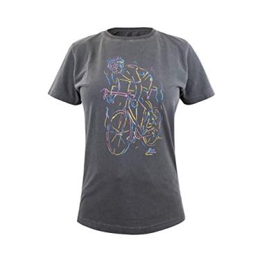 Imagem de Camiseta Feminina Marcio May Preta Neon Biker