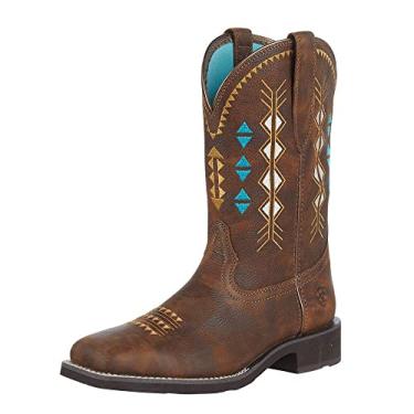 Imagem de ARIAT Bota feminina Delilah Deco Western, Chaleira de cobre, 7.5