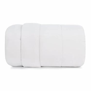 Imagem de Edredom Toque Acetinado Soufflé - Branco Solteiro