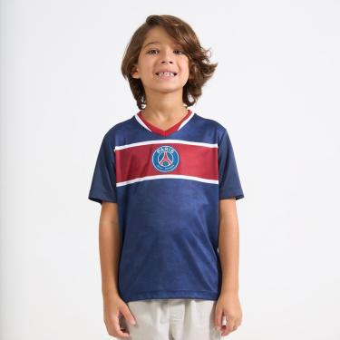 Imagem de Camiseta Infantil Menino PSG Brook Azul Marinho Original-Masculino
