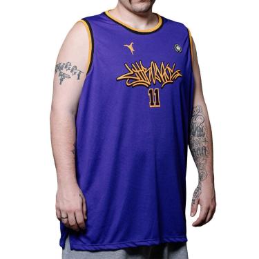 Imagem de Regata Basquete Chronic Big Plus Size Original 11 073 Roxo-Masculino