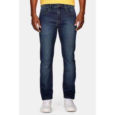 Imagem de Calça Aramis Jeans Slim Super Power Dirty Azul Médio-Masculino
