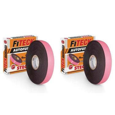 Imagem de 2 Fita Isolante Autofusão Steck 10m 2KV Fiteck SFT8010