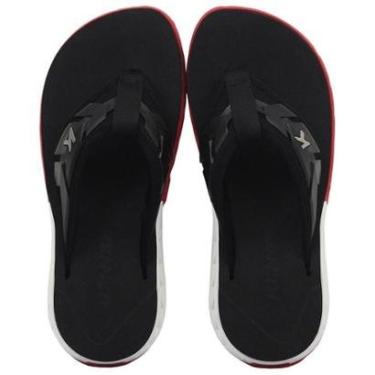 Imagem de Chinelo Kenner Rakka Ultra Force Black White Red-Unissex