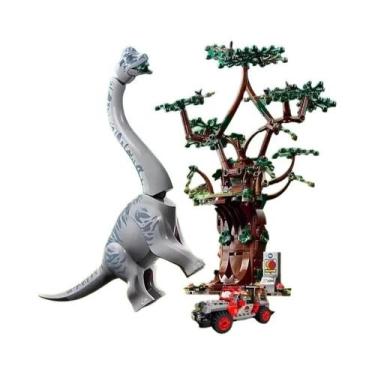 Imagem de Conjunto De Blocos De Montar Dinossauro Giganotosaurus Therizinosaurus