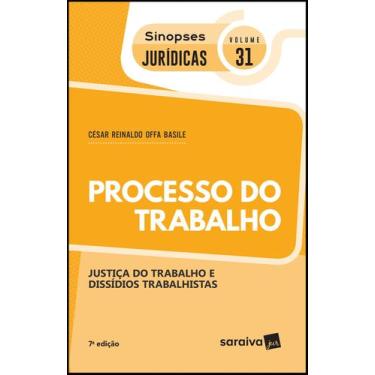 Imagem de Livro - Sinopses jurídicas: Processo do trabalho - 7ª edição de 2019