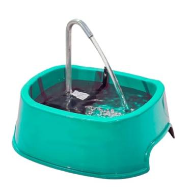 Imagem de Fonte de água bebedouro automático para gatos e cães 1litro bivolt com carvão ativado(VERDE)