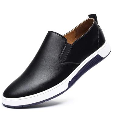 Imagem de Tênis social masculino casual mocassim moderno, 987 preto, 39