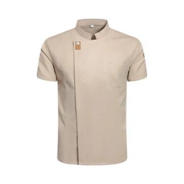 Imagem de Roupas De Trabalho Para Chef Profissional, Camisa De Cozinha, Uniforme