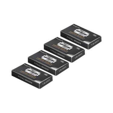 Imagem de Lâminas De Barbear De Segurança Em Aço Inoxidável De Ponta Dupla Ultra