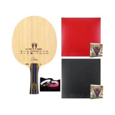 Imagem de Raquete De Tênis De Mesa Para Iniciantes LOKI KIRIN K3 5 Madeira 2 Car