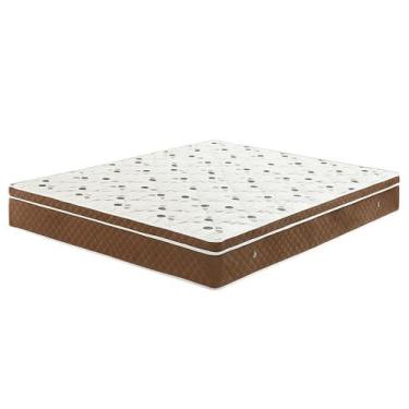 Imagem de Colchão Molas Bonnel 138x188x20 - Lateral Marrom PREMIUM - Lord Colchõ