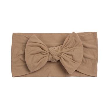 Imagem de Faixa De Cabelo Elástica De Tricô Para Meninas, Acessório Infantil De 