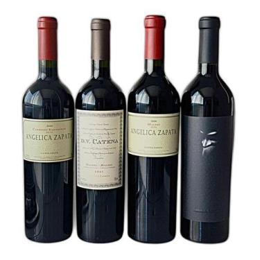 Imagem de Kit Vinho Tinto 2 Angélica, 1 Dv Malbec e 1 Alma Negra - Angélica, Dv 