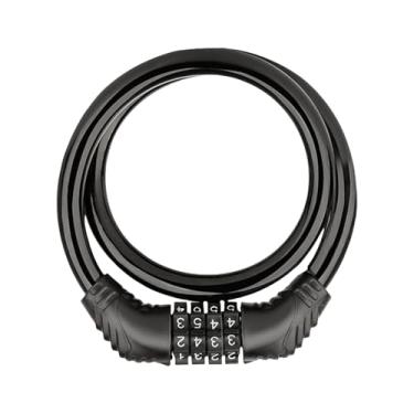 Imagem de Cadeado elétrico para scooter | Cadeado de corrente de bicicleta antifurto resistente | Material de ciclismo para skate, deslocamento, escola, viagem, ao ar livre, cidade, montanha, jovens